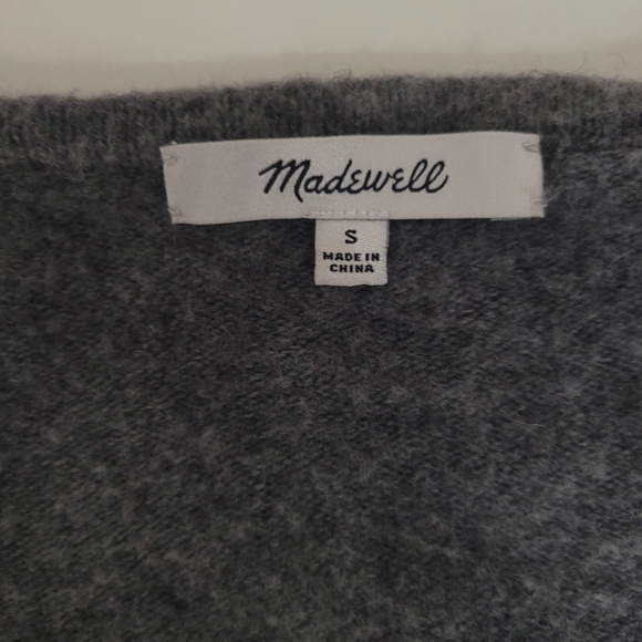 Madewell Wool Blend Cozy Walker Cardigan Size small - Picture 5 of 8